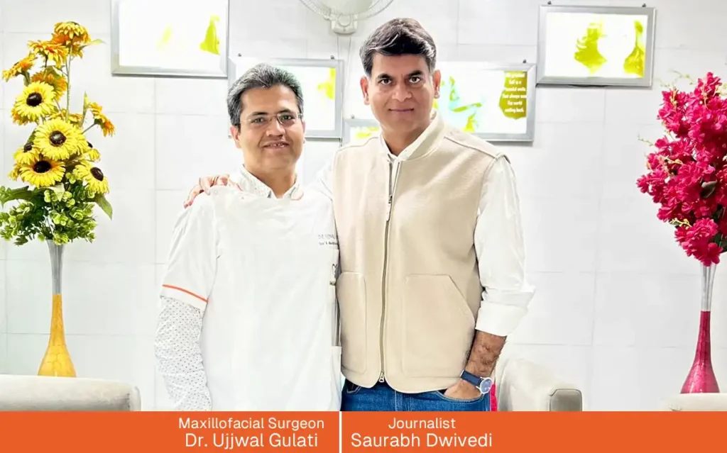 Journalist Saurabh Dwivedi at Indiadens Dental Clinic