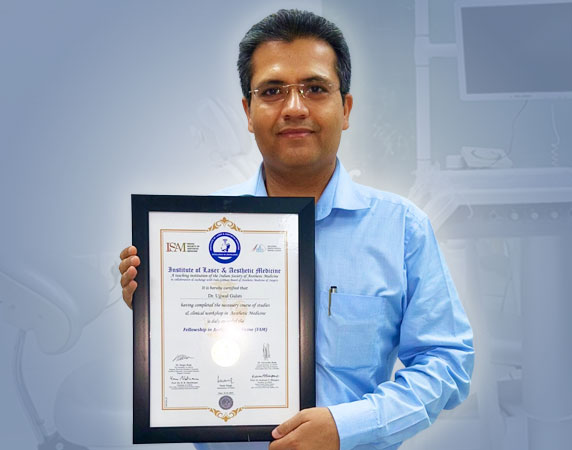 Dr. Ujjwal Gulati Concludes Advanced Fellowship in Aesthetic Medicine