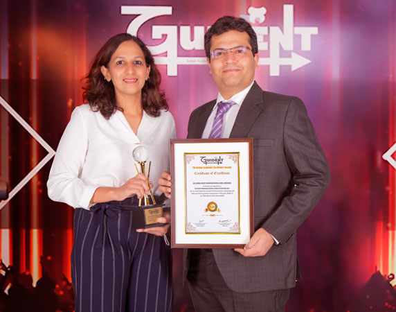 INDIADENS awarded as “Most Promising Dental Clinic of the Year 2020-2021” by Guident in India