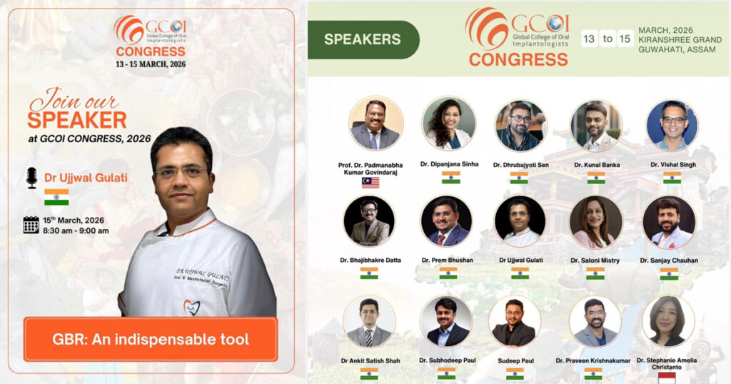 Dr Ujjwal Gulati and complete List of Speakers at GCOI Congress 2026 Guwahati Assam
